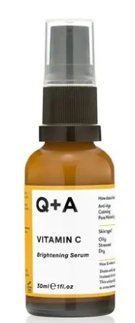 Сироватка, що освітлює, для обличчя Q+A Vitamin C Brightening Serum з вітаміном C, 30 мл