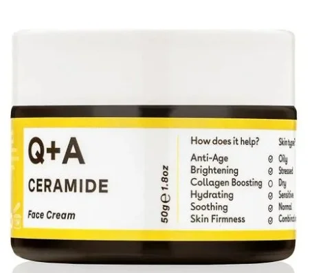 Дневной крем для лица Q+A Ceramide Barrier Defence Face Cream с керамидами, 50 г