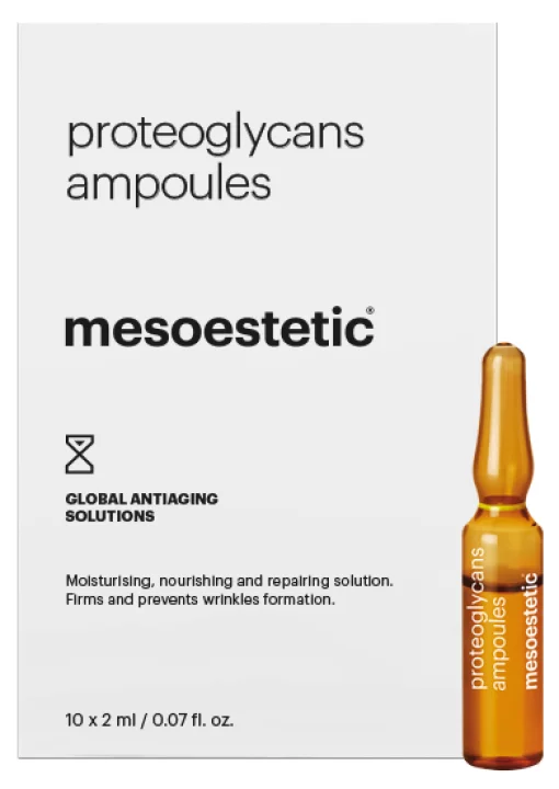 Питательные ампулы с протеогликанами Mesoestetic Proteoglycans, 10 х 2 мл