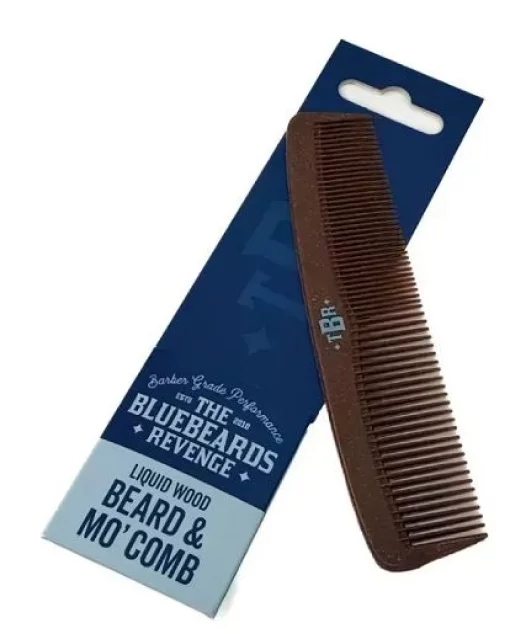 Расческа для бороды и усов The Bluebeards Revenge Liquid Wood Beard &amp; Mo’ Comb