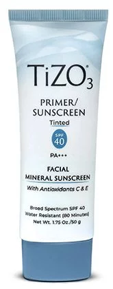 Крем сонцезахисний/праймер із відтінком Tizo 3 Facial Primer/Sunscreen Tinted SPF 40 PA+++, 5 г
