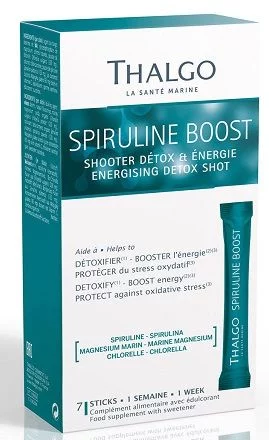 Активна спіруліна енергетичний детокс напій Thalgo Spiruline Boost Energising Detox Shot, 7 шт Х 4 г