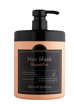 Шампунь для інтенсивного догляду та реконструкції пошкодженого волосся LavHair RepairPro, 900 мл