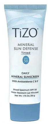 Мінеральний сонцезахисний крем Tizo Mineral Sun Defense Tinted SPF 50, 50 г